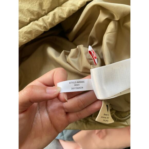 MADEWELL Holland Quilted Puffer Parka in Ash Green Size Small - Picture 10 of 10